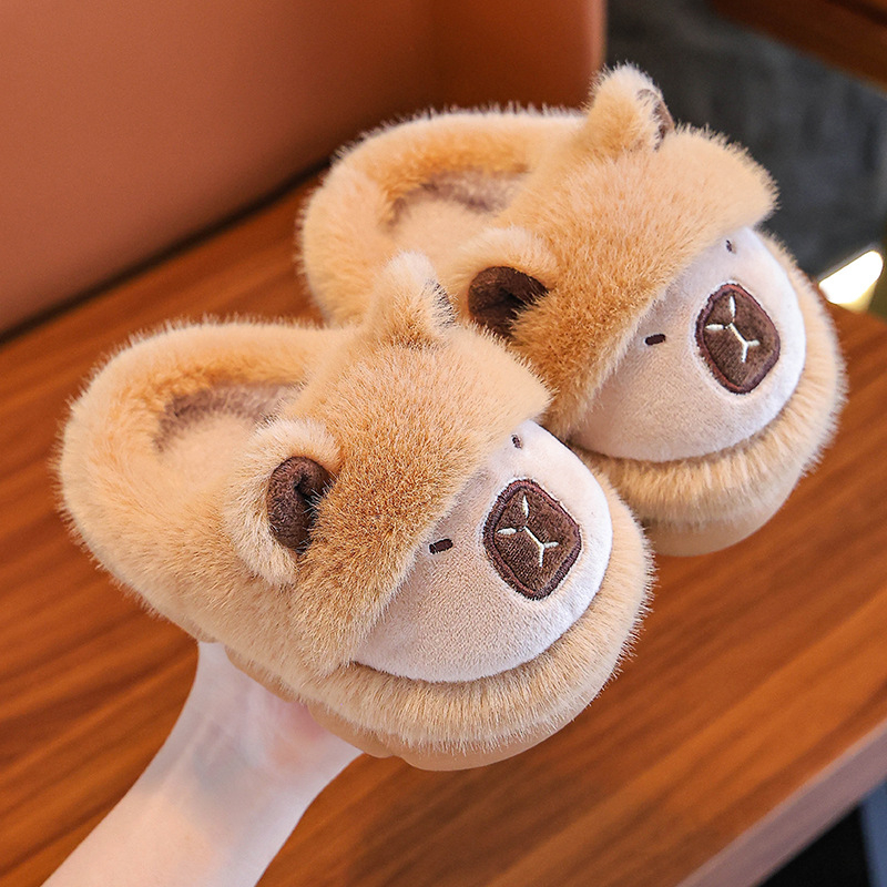 Детски памучни пантофи за вътрешна употреба, памучна горна част, PVC подметка, за възрастите 4–16, есен 2025, LM+kp