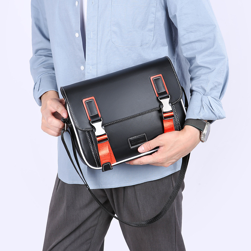 Férfiaknak szóló Business Elite keresztpántos táska – PU külső, poliészter bélés, vízálló, ultra könnyű, tehercsökkentő kialakítás