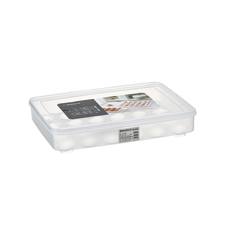 Κουτί αποθήκευσης αυγών, πλαστικό, μονόεπίπεδο, ορθογώνιο, ιαπωνικό στυλ, συντήρηση φρεσκάδας