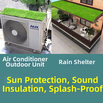 Κάλυμμα εξωτερικής μονάδας κλιματισμού από μουσαμά, αγροτικού στυλ