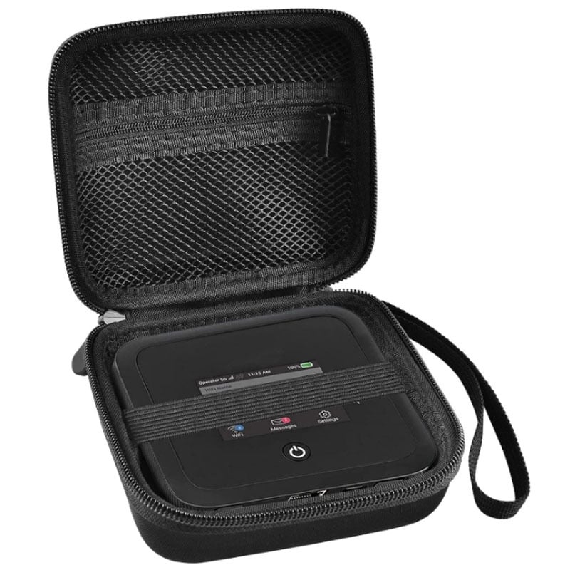 Твърд EVA калъф за безжичен рутер и преносим мобилен хотпойнт — композитен материал, флексографски печат, модел 002, персонализиране по поръчка