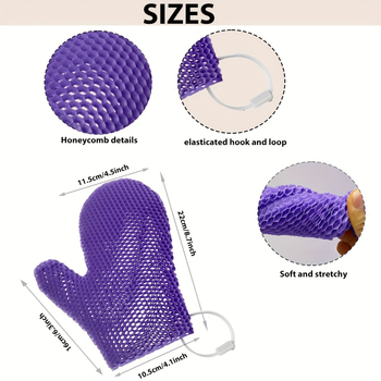 Γάντια μπάνιου από TPU, για όλους, μοντέλο qwt-774, εύκολο καθάρισμα