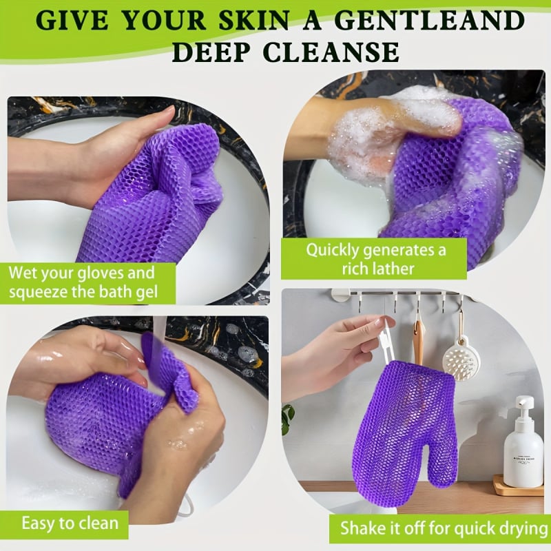 TPU dušo pirštinės, universalus naudojimas, modelis qwt-774, lengvai valomos