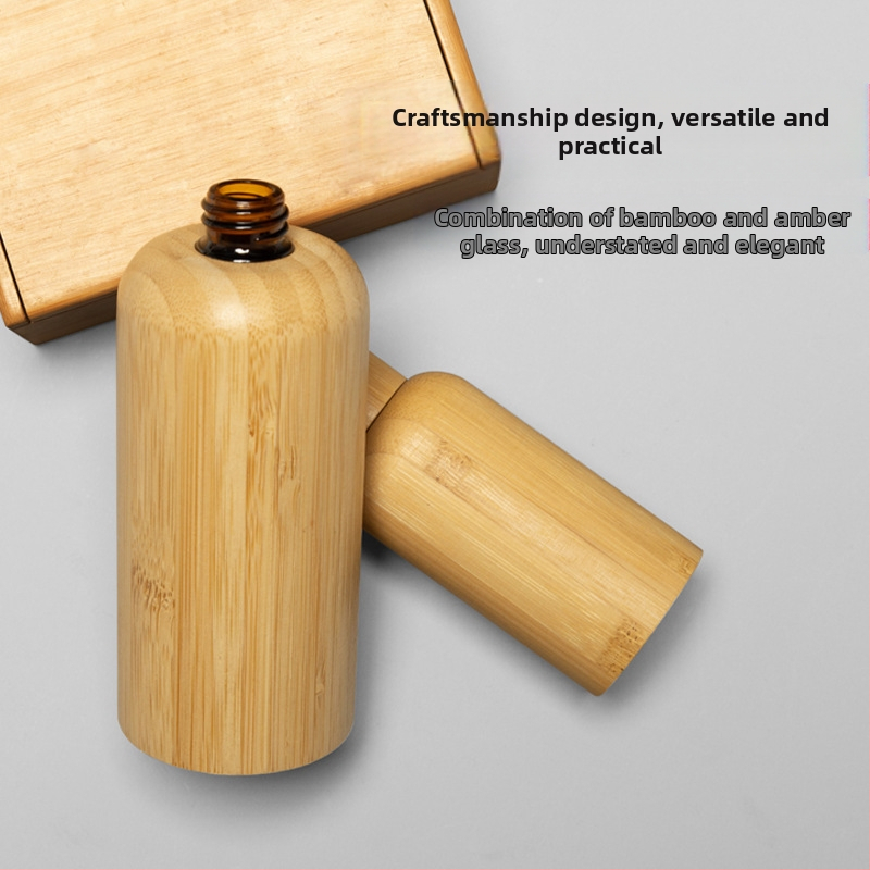 Спрей бутилка с капак от бамбук — материал Нанжу, издувана форма, полирано покритие, персонализируем дизайн