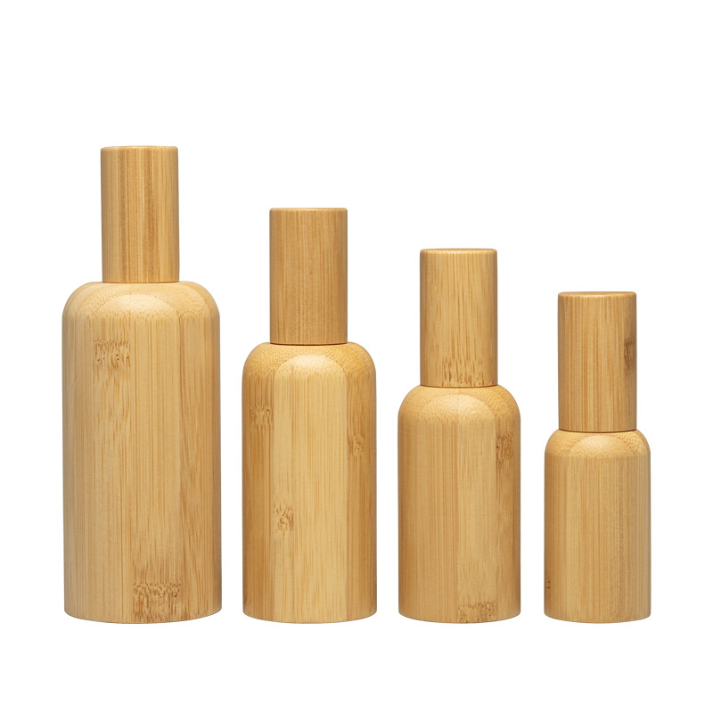 Спрей бутилка с капак от бамбук — материал Нанжу, издувана форма, полирано покритие, персонализируем дизайн