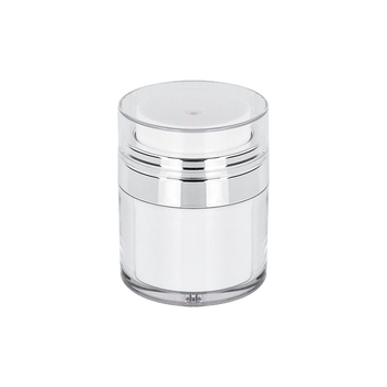 3 dalių rinkinys akrilinių dozavimo butelių losjonui, kremui ir tepalui; medžiaga: akrilas; pritaikomas apdorojimas