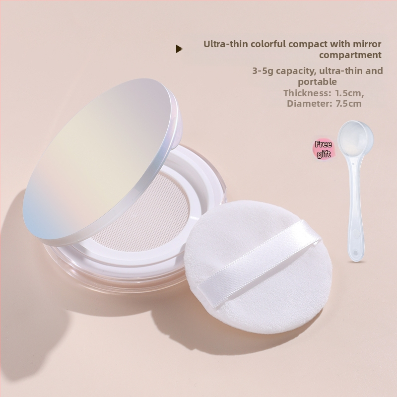 Kompakti dėžutė pipirų milteliams, nepralaidi, su elastine grotele, didelė talpa.