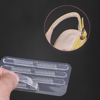 Αυτοκόλλητος διαφανής κλιπ φτέρνας από σιλικόνη για υφασμάτινα παπούτσια, κωδικός zk1731366339106673327