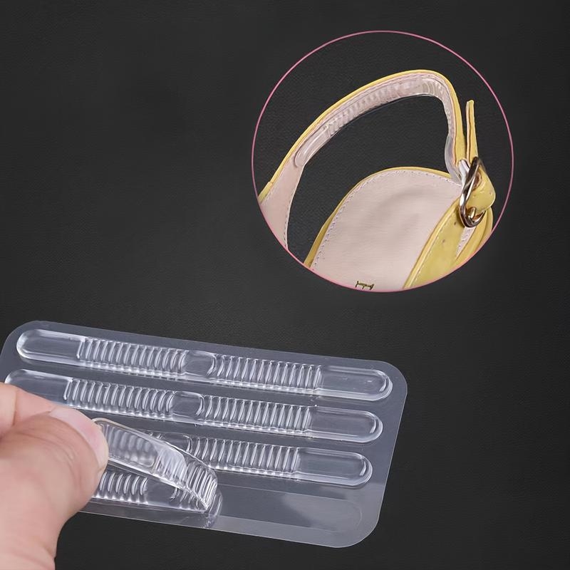 Αυτοκόλλητος διαφανής κλιπ φτέρνας από σιλικόνη για υφασμάτινα παπούτσια, κωδικός zk1731366339106673327