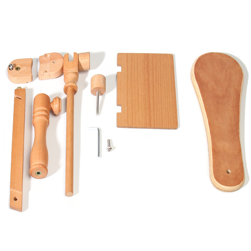 Állítható keresztszemes hímzőállvány – asztali/függőleges, forgó hímzőkeret, fa/bambusz, egyszerű modern stílus