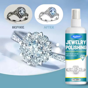 Σπρέι καθαρισμού και αποκατάστασης κοσμημάτων για ρολόγια, σκουλαρίκια, δαχτυλίδια και κολιέ (μακροχρόνια προστασία και λάμψη) - 100 ml • 120 g • Αριθμός προϊόντος 69-40-ZBQJGG131 • Μάρκα kineshinex