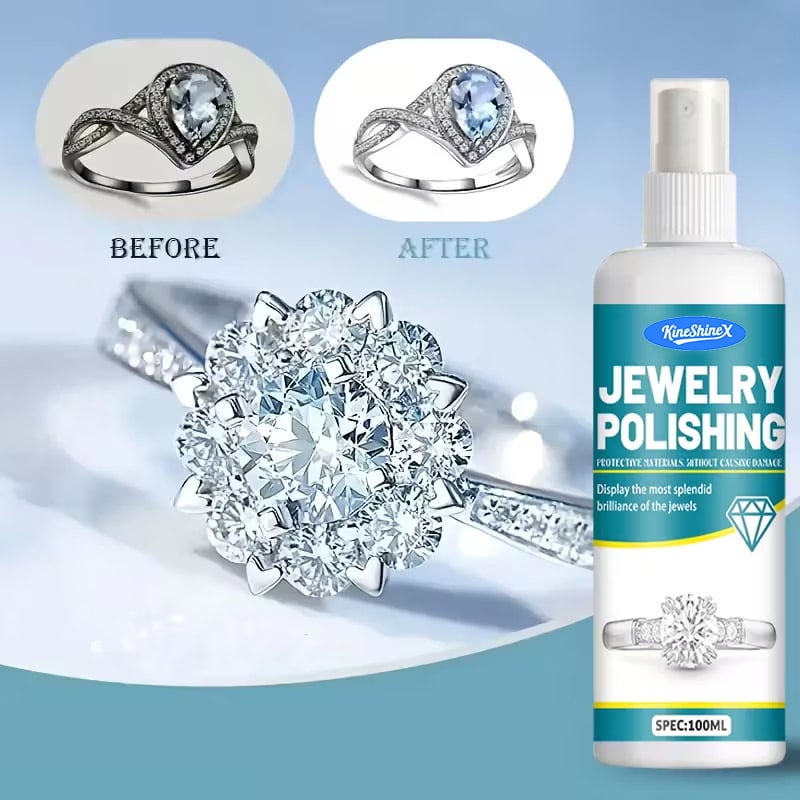Σπρέι καθαρισμού και αποκατάστασης κοσμημάτων για ρολόγια, σκουλαρίκια, δαχτυλίδια και κολιέ (μακροχρόνια προστασία και λάμψη) - 100 ml • 120 g • Αριθμός προϊόντος 69-40-ZBQJGG131 • Μάρκα kineshinex