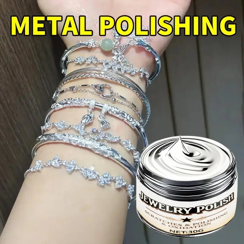 Κρέμα γυαλίσματος κοσμημάτων — Αφαίρεση μαυρίσματος και οξείδωσης; Περιεκτικότητα 30 g / 50 g; Μάρκα kineshinex; Κωδ. 69-40-ZBPGG03; OEM