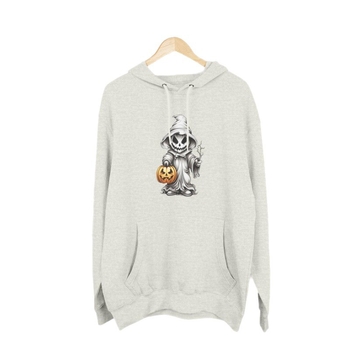 Χέλοουϊν Γκόμπλιν Χούντι με Κουκούλα, Μακριά Μανίκια, Πολυεστέρας 96%+, Λεπτή Υφή, Εκτύπωση/Βαφή