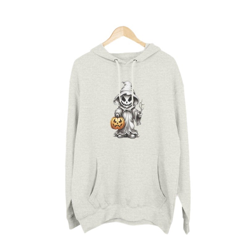 Χέλοουϊν Γκόμπλιν Χούντι με Κουκούλα, Μακριά Μανίκια, Πολυεστέρας 96%+, Λεπτή Υφή, Εκτύπωση/Βαφή