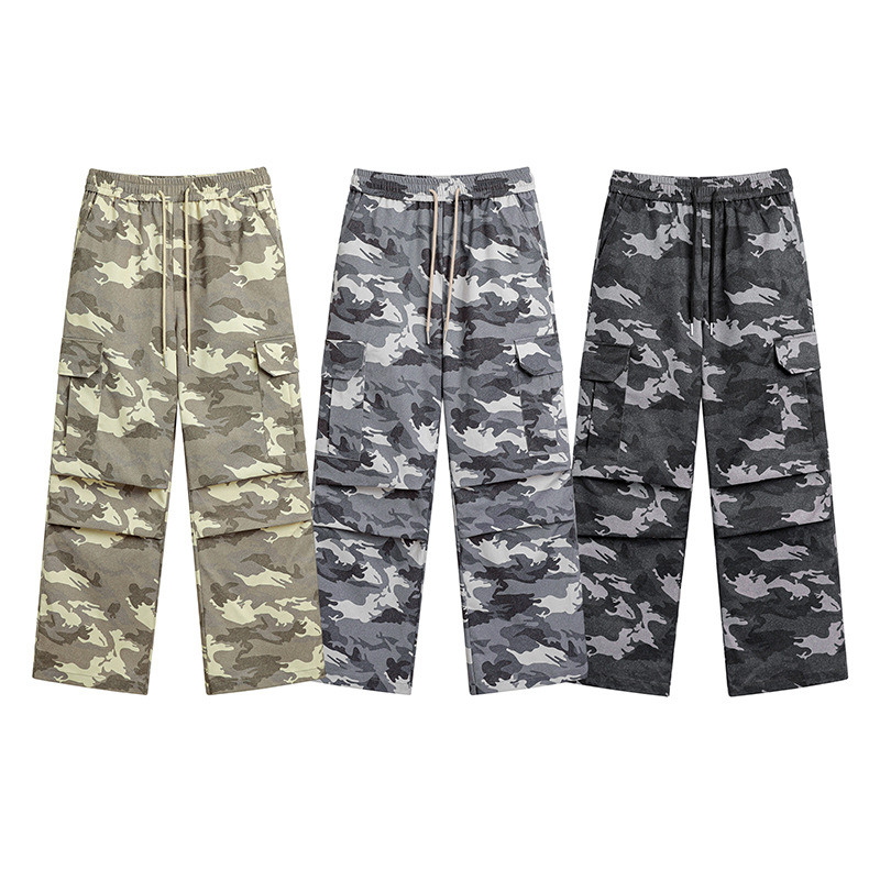 Kasdieninės cargo kelnes - laisvos, cropped ilgis, juosmuo vidutinis, su diržu ir raišteliais, 80% poliesteris