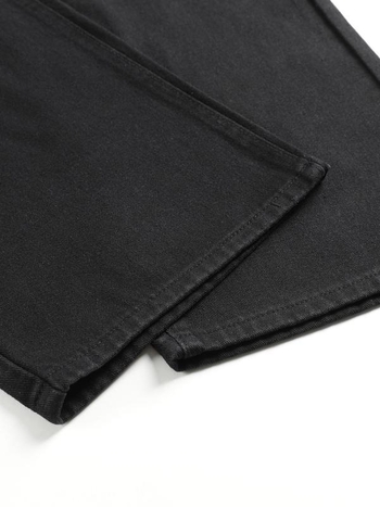 Ανδρικά τζιν με ίσια γραμμή, μινιμαλιστικό βασικό στυλ, χαλαρή άνεση για καθημερινή χρήση