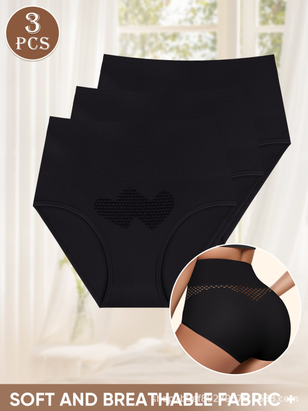 Moteriškos siūlių neturinčios nailoninės trikampės kelnaitės, kvėpuojančios, vidurio juosmens, visiems sezonams