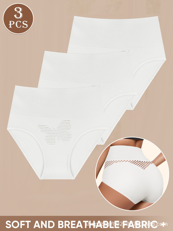 Moteriškos siūlių neturinčios nailoninės trikampės kelnaitės, kvėpuojančios, vidurio juosmens, visiems sezonams