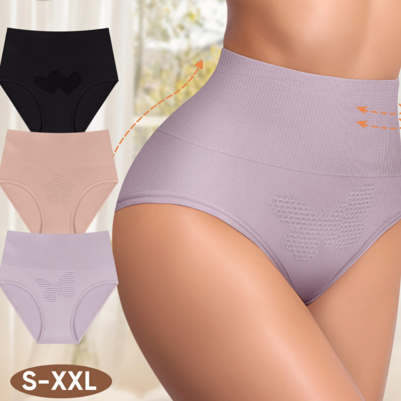 Moteriškos siūlių neturinčios nailoninės trikampės kelnaitės, kvėpuojančios, vidurio juosmens, visiems sezonams