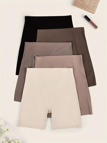 Medvilnės moterų aukšto juosmens bokšortai; švelni ir patogi medžiaga; medvilnės įdėklas