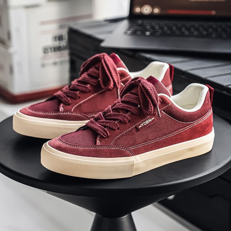 Vīriešu auduma kurpes ar elpojošu augšpusi, augstuma palielinājums, zems profils, šņorējamas