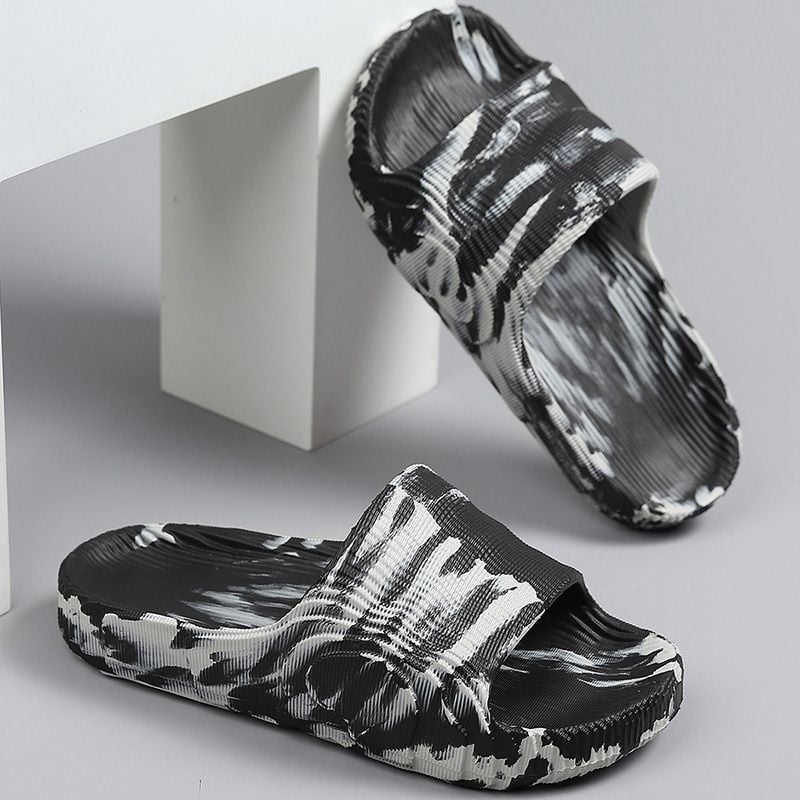 Toe Loop Slides - Универсално пасване, EVA горна част и EVA подметка, Slip-On, инжекционно формована подметка, Лято 2024