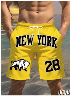 Férfi nyári rövidnadrág kötőzsinórral, gyorsan száradó anyag, laza fazon, enyhe nyújthatóság