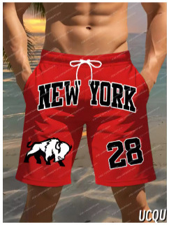 Ανδρικά καλοκαιρινά σορτς με κορδόνι στη μέση, ύφασμα γρήγορο στέρξω? γρήγορο στέγνωμα, φαρδιά γραμμή, ελαφριά ελαστικότητα