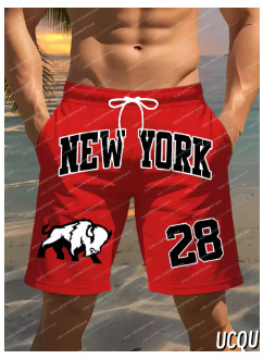 Férfi nyári rövidnadrág kötőzsinórral, gyorsan száradó anyag, laza fazon, enyhe nyújthatóság