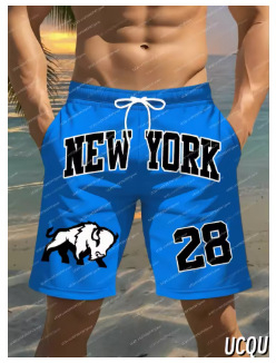 Férfi nyári rövidnadrág kötőzsinórral, gyorsan száradó anyag, laza fazon, enyhe nyújthatóság