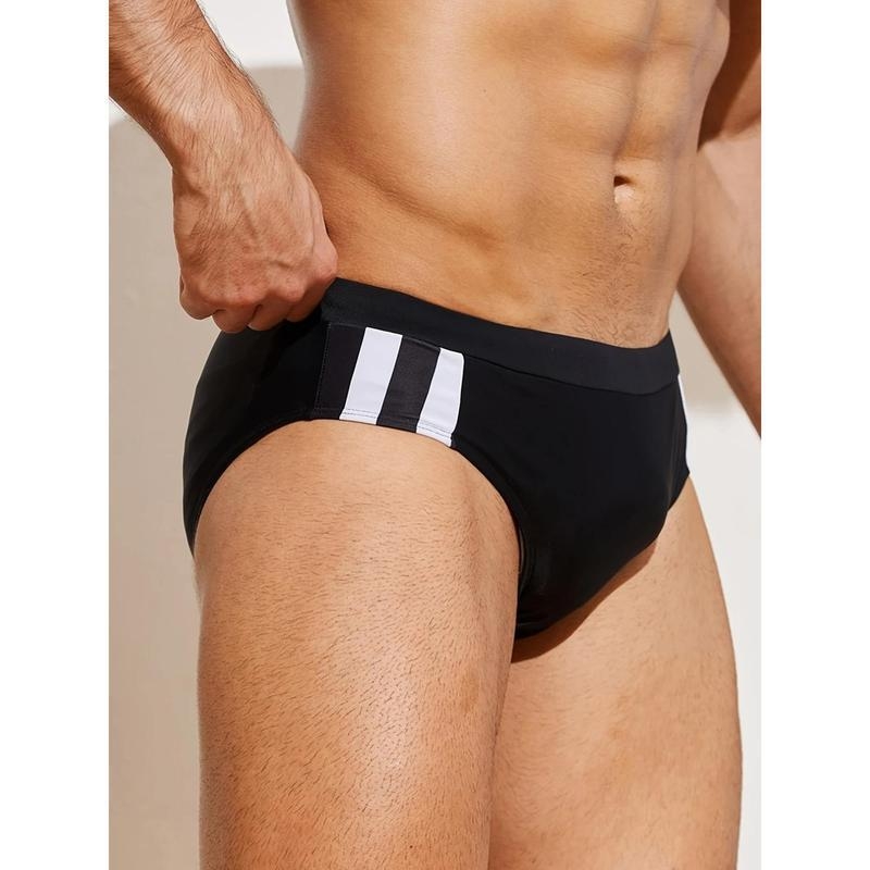 Мъжки плувни шорти с бързосъхнене и висока еластичност, плат: полиестер; състав на тъканта: полипропилен; стил: briefs, boxers; код на продукта: lz1731102818012468082