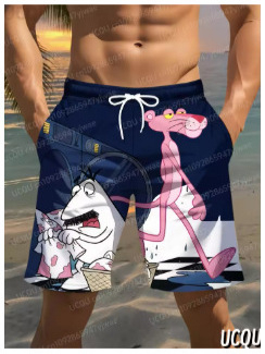 Ανδρικά σορτς, άνετη γραμμή, ελαφριά ελαστικότητα, ίνες πολυεστέρα, Καλοκαίρι 2025