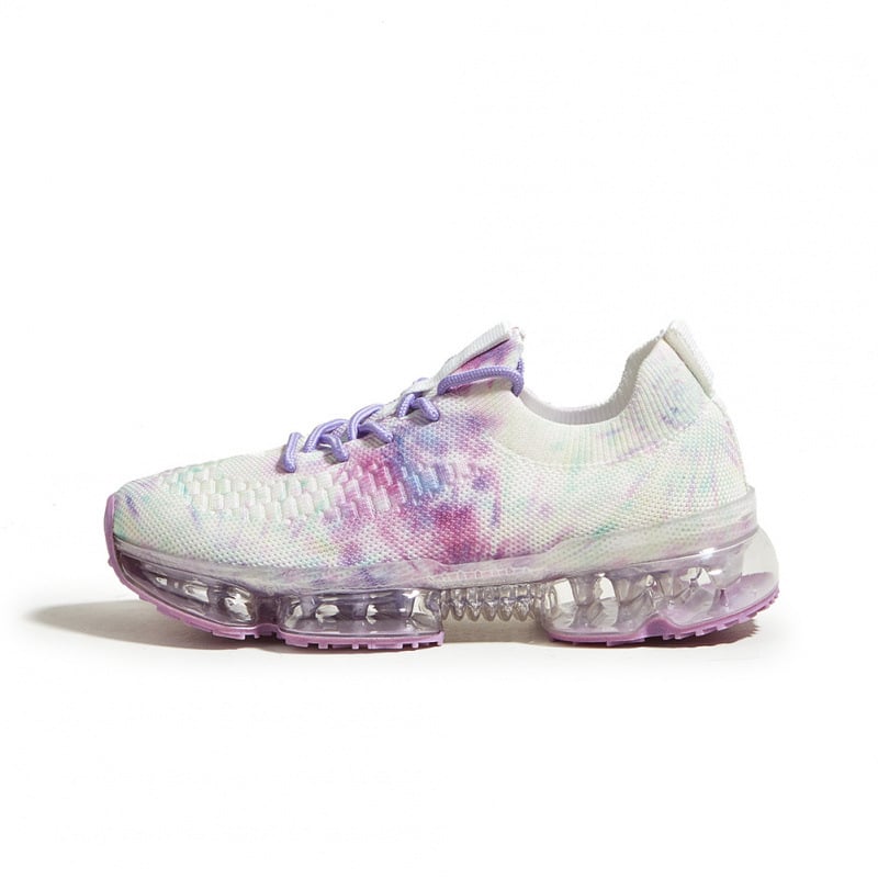 Момичешки леки дишащи маратонки без връзки от велур Nubuck, есенен модел за деца 4–6 години