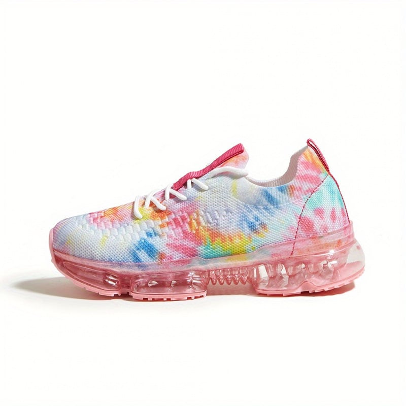 Момичешки леки дишащи маратонки без връзки от велур Nubuck, есенен модел за деца 4–6 години