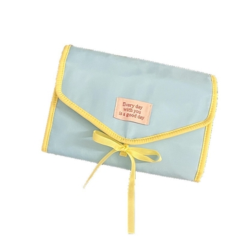 Φορητή τσάντα αποθήκευσης κοσμημάτων - τύπου τσάντας χεριού, αναδιπλούμενη, πολυεστέρας, μοντέρνος μινιμαλιστικός σχεδιασμός