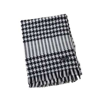 Dugi šal s resicama od umjetnog kašmira, tkanje warp knitting, topao, jesen 2023