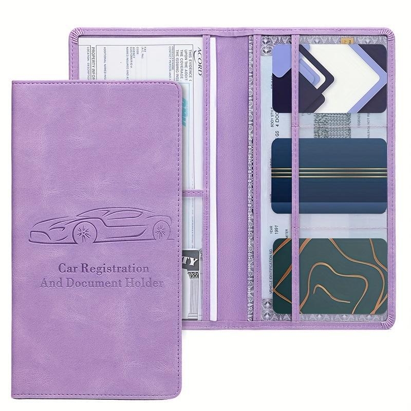 Θήκη Διαβατηρίων και Εγγράφων Αυτοκινήτου από PU Δέρμα, Οργανωτής Κάρτών και Διαβατηρίων, Οικιακή Αποθήκευση, Στυλ: Κομψή Ωριμη Γυναίκα