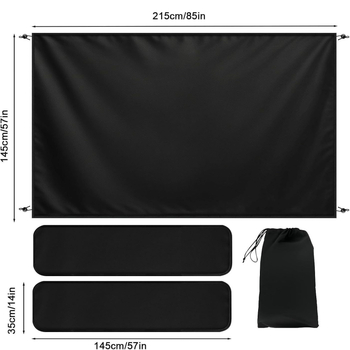 Mreža protiv insekata za bočne i stražnje vrata kombija, barijerna mreža sa zatvaračem, poliestersko vlakno, debela konstrukcija, ugradnja snap-in, šifra proizvoda 712