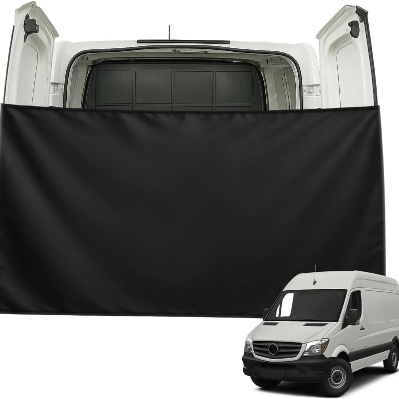 Mreža protiv insekata za bočne i stražnje vrata kombija, barijerna mreža sa zatvaračem, poliestersko vlakno, debela konstrukcija, ugradnja snap-in, šifra proizvoda 712