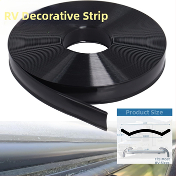 RV ъглов кант за каравана с PVC уплътнителна лента и алуминиев профил за преход – звукоизолация, 10-0116