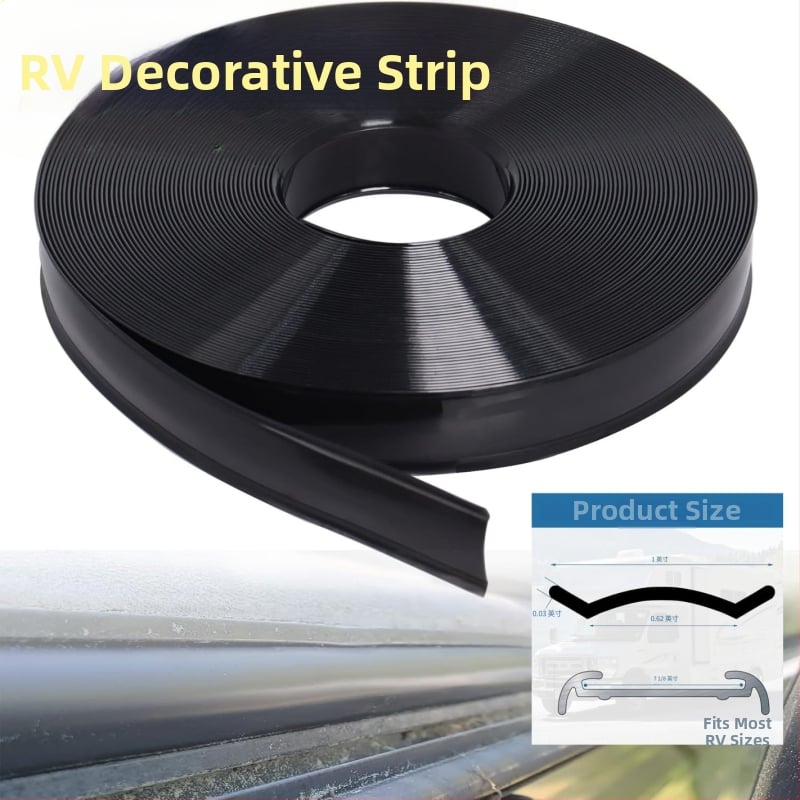 RV ъглов кант за каравана с PVC уплътнителна лента и алуминиев профил за преход – звукоизолация, 10-0116