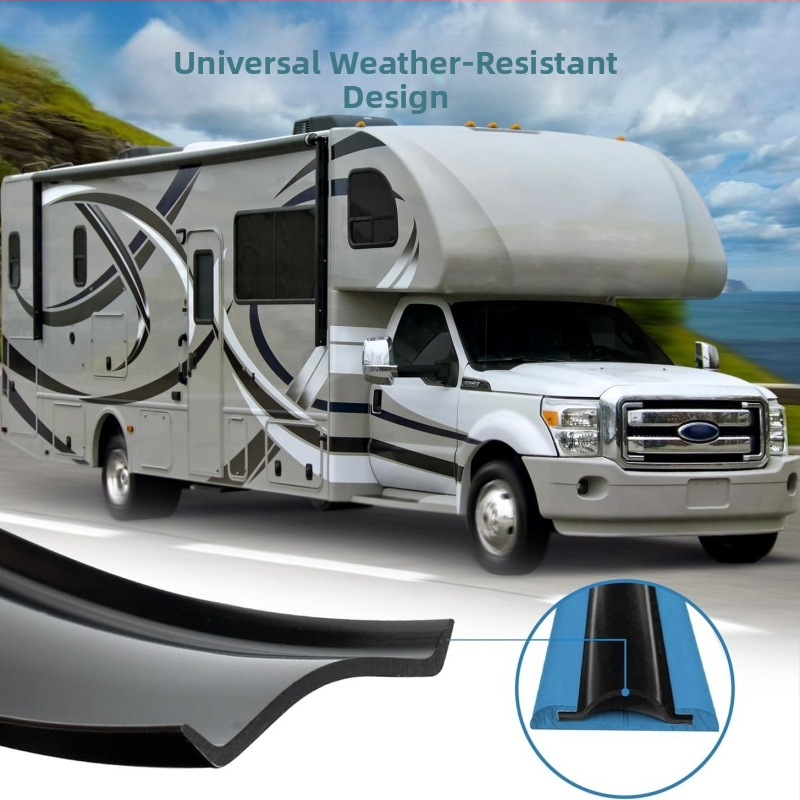 RV ъглов кант за каравана с PVC уплътнителна лента и алуминиев профил за преход – звукоизолация, 10-0116