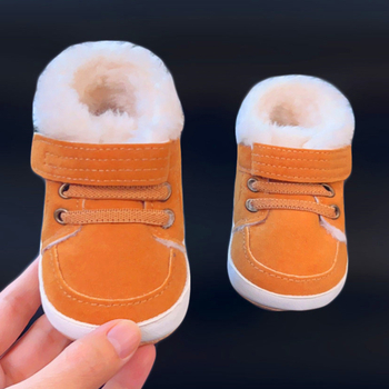 Dječje cipele za hodanje - gornji dio od umjetne kože, potplat od sintetičke gume, stil pred-hodanje, za dob 6-12 mjeseci, zima