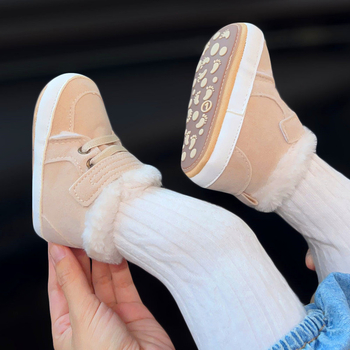 Dječje cipele za hodanje - gornji dio od umjetne kože, potplat od sintetičke gume, stil pred-hodanje, za dob 6-12 mjeseci, zima