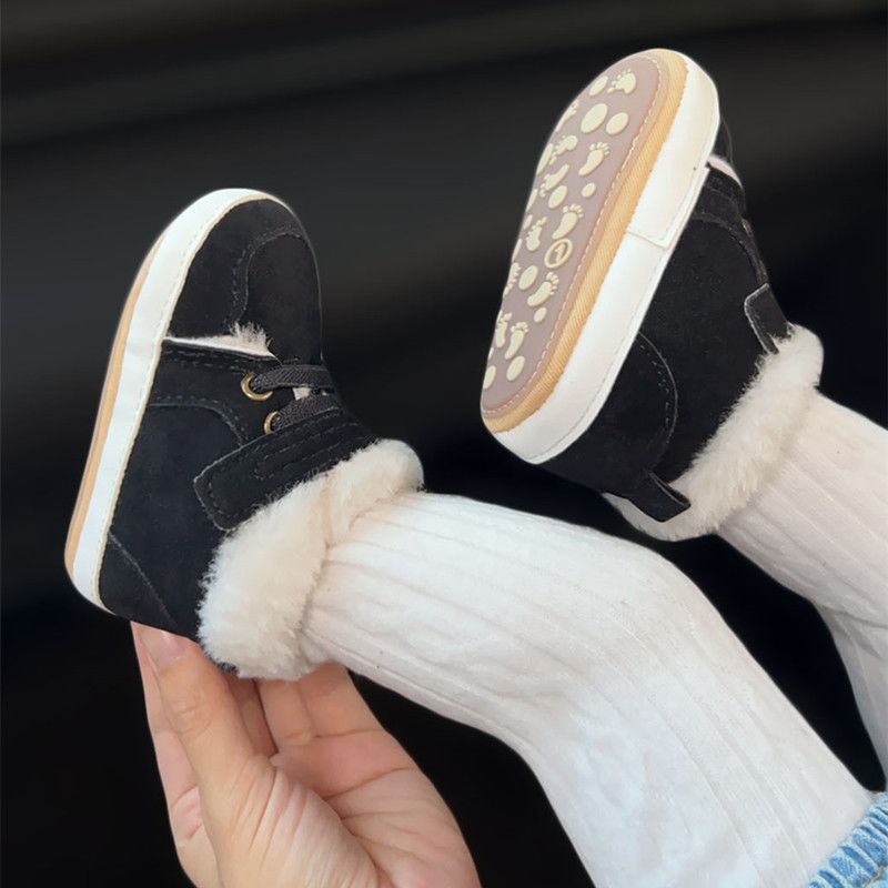 Dječje cipele za hodanje - gornji dio od umjetne kože, potplat od sintetičke gume, stil pred-hodanje, za dob 6-12 mjeseci, zima