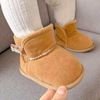 Cipele za bebu za prvi korak – gornji dio od pamuka, potplat od pamuka, zima, 6–12 mjeseci, minimalistički stil