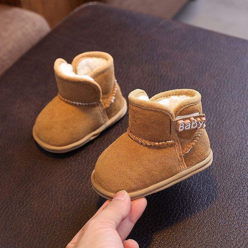 Cipele za bebu za prvi korak – gornji dio od pamuka, potplat od pamuka, zima, 6–12 mjeseci, minimalistički stil
