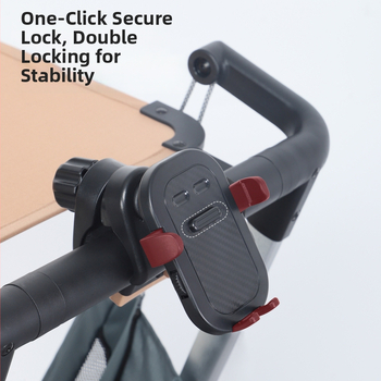 Държач за телефон за кола за бебета – ABS материал, универсален навигационен държач за детска количка, Penguin Cup Holder