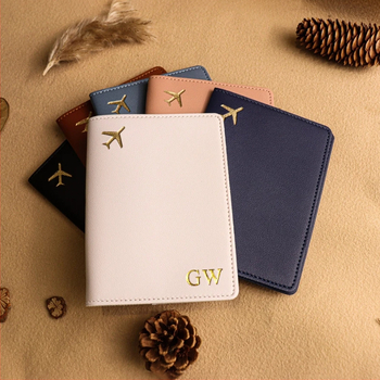 PU ādas pasu un dokumentu turētājs | ūdensizturīgs, universāls, 2025. gada pavasaris